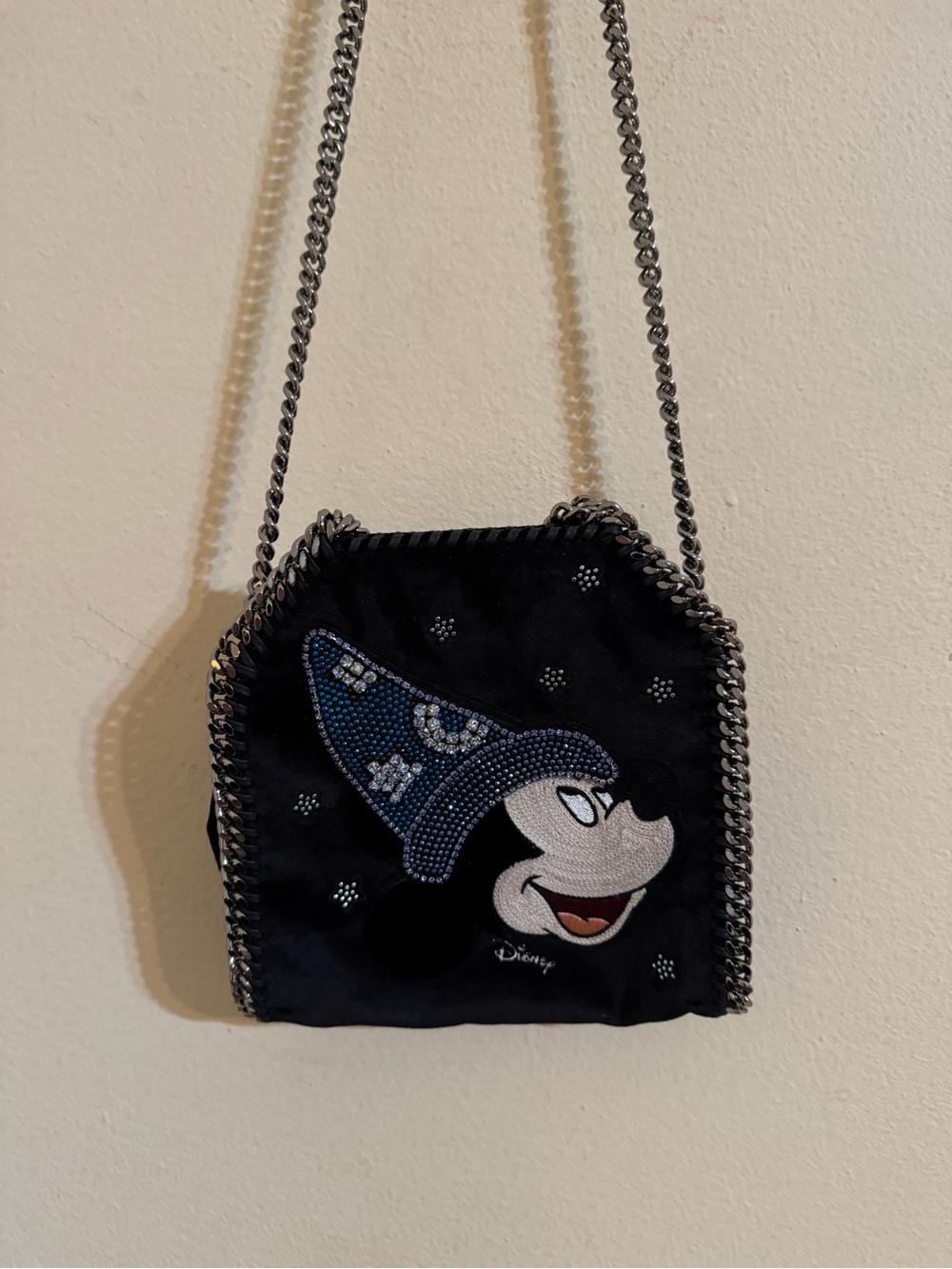 Stella McCartney x Disney Fantasia Falabella Crystal Tote Bag Black Multi